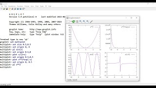 GNUPLOT TUTORIAL LEC 5 MULTIPLOT  Set of Plots to a Single Plot [upl. by Herra]