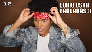 COMO USAR BANDANAS MASCULINAS 4DICAS MODA MASCULINA Jhonatan Caetano [upl. by Aleksandr]