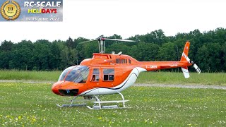 XXXL RC Bell 206 JetRanger FischerRanger with Turbine flight Demonstration [upl. by Gardas852]