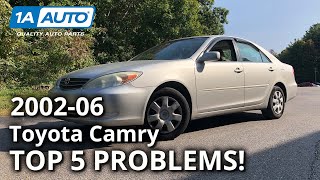 Top 5 Problems Toyota Camry Sedan XV30 5th Generation 200206 [upl. by Ansilma]