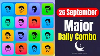 Major Daily Combo Puzzle Durov  26 September Major Daily Combo by Mission Moon Official [upl. by Mellen]