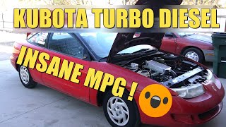 S3 E11 Kubota turbo diesel Saturn extreme fuel economy super high MPG [upl. by Sears]