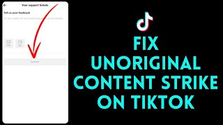 How to Fix Unoriginal Content Strike in Tiktok [upl. by Bathesda738]