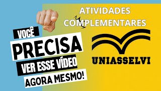 Como incluir atividade complementares na faculdade Uniasselvi [upl. by Bronez]