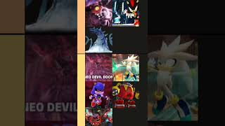 Sonic x shadow generations boss fight tierlist  sonic shadow short [upl. by Morlee]