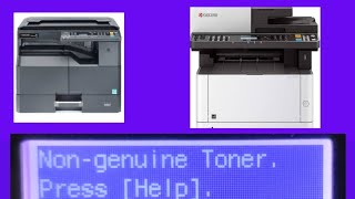 nongenuine toner Kyocera 1800 2200 2020 2320 2040 [upl. by Munford]