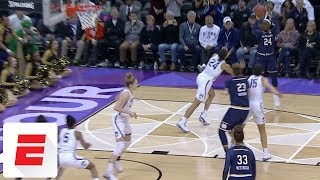 Notre Dames Arike Ogunbowale hits pullup jumper with 10 left to beat UConn in Final Four  ESPN [upl. by Stultz]