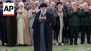 Irans supreme leader promises retaliation against Israel in Eid alFitr speech [upl. by Lisabeth344]