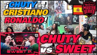 🔴COLOMBIANOS REACCIONAN a CHUTY vs SWEET PAIN  ¡CHUTY es CRISTIANO RONALDO FMS ESPAÑA J3 2023 [upl. by Arias]