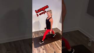 Mastering Lunges 3 Variations for Stronger Legs and Better Balance lunges shorts [upl. by Weig]