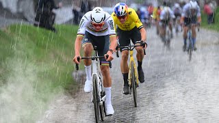 EPIC CYCLING BATTLES  Mathieu van der Poel vs Wout Van Aert [upl. by Eohce]