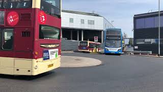 East Yorkshire amp Stagecoach Hull leaves Hull Bus Station on 03092022 [upl. by Junina738]