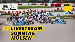 ADAC Kart Masters Mülsen 2023  Live  Sonntag [upl. by Normy250]