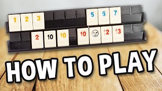 how to play RUMMIKUB official gameplay and rules  SPIELREGELN TV [upl. by Adaurd]