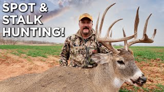 SPOT And STALK Whitetail Hunting  Oklahoma Rifle Season [upl. by Brinkema]