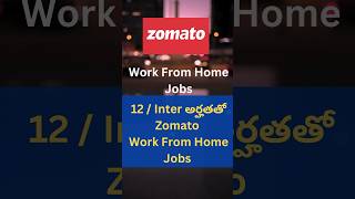 Zomato Work From Home Jobs Telugu  Work From Home Jobs Telugu 2024  Zomato Chat Process 2024 Jobs [upl. by Eitteb]