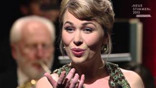 NEUE STIMMEN 2015  Final Elsa Dreisig sings quotVilja Liedquot Die lustige Witwe Lehár [upl. by Obocaj120]