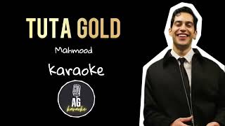 Tuta gold  Mahmood  KARAOKE AG [upl. by Anetsirk332]