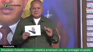 Diosdado Cabello meón cabello amenazó con no entregar el poder [upl. by Lontson]