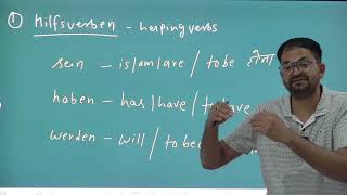 How to use Verbs in German Grammar  Hilfsverben amp Hauptverben in A1 Grammatik explained in Hindi [upl. by Jones976]