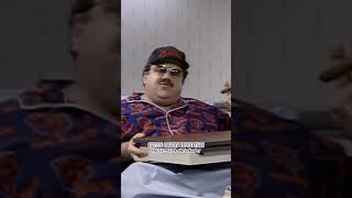 Chris Farley Chicago Bears super fan eats BBQ in hospital bed SNL comedy funny shorts football [upl. by Hebe]