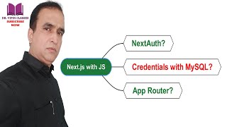 Nextjs NextAuth Credentials using MySQL  Next Auth App Router 53  Dr Vipin Classes [upl. by Haraj]