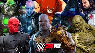 MARVEL VILLAINS Royal Rumble  WWE 2K19 Royal Rumble with Thanos Venom Kang Magneto [upl. by Rol]