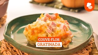 Couveflor gratinada — Receitas TudoGostoso [upl. by Tedmann]