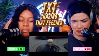 TXT 투모로우바이투게더 Chasing That Feeling Official MV reaction [upl. by Ainslie]