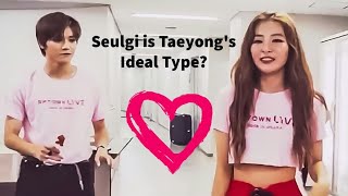 NCT Taeyongs Ideal Type is Red Velvet Seulgi 강슬기 amp 이태용 [upl. by Uile]