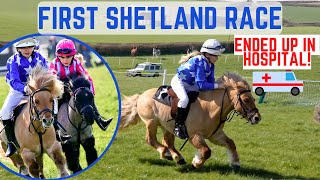 FIRST SHETLAND RACE WITH CLOUDY  ENDS UP IN HOSPITAL  DRAMATIC DAY [upl. by Aleik424]