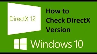 DirectX Windows 10  Check version  Howtosolveit [upl. by Phyllida450]