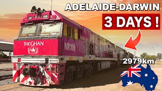 🇦🇺1920 Australias Longest Luxury Sleeper Train  The Ghan Adelaide→Alice Springs [upl. by Munafo]