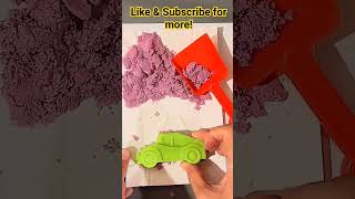 Kinetic sand indoor activity idea for children Kids fine motor skills development Educational [upl. by Elleuqar]