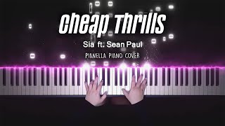 Sia  Cheap Thrills ft Sean Paul  Piano Cover by Pianella Piano [upl. by Atsyrt]