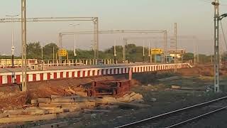 Akola railway station electrification amp New platform [upl. by Cresida]