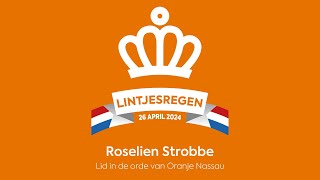 Lintjesregen 2024 Gemeente Haarlemmermeer Roselien Strobbe [upl. by Alyakcim]