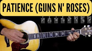 Guns N Roses  Patience  Easy Guitar  Chords amp Lyrics  Chitarra [upl. by Alister]