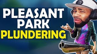 PLEASANT PARK PLUNDERING  NEW BEST DROP LOCATION HIGH KILL FUNNY GAME  Fortnite Battle Royale [upl. by Rico]