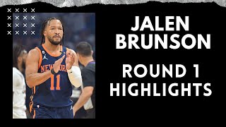 Jalen Brunson Round 1 Highlights vs Cleveland Cavaliers  2023 NBA Playoffs [upl. by Alford]