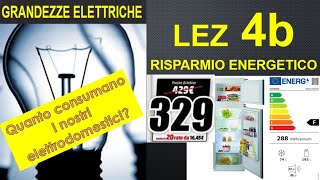 4bQuanto consuma un frigorifero Risparmio classi e etichetta energetica kW di potenza kWh annui [upl. by Ecahc]