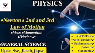 Laws of Motion  MassMomentum amp FrictionPhysics for all examsJkssbUpscJkpsc TheAspirants01 [upl. by Finah]