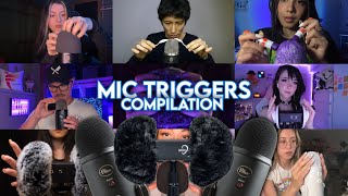 ASMR  Best Mic Triggers Compilation 🎙️🎤 Very Tingly [upl. by Eineg]