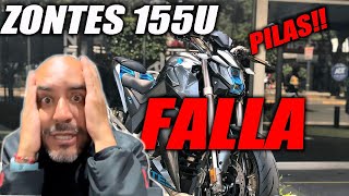 PROBLEMA ZONTES 155U ❌🛑 pilas pichurrias Fullgass [upl. by Eveleen]