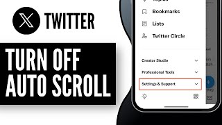 How to Turn Off Auto Scroll on Twitter X New Method [upl. by Dowd975]