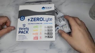 Trace Minerals ZEROLyte Variety Pack Electrolyte Powder Drink Mix Sodium Hydration Supplement Review [upl. by Jilleen812]