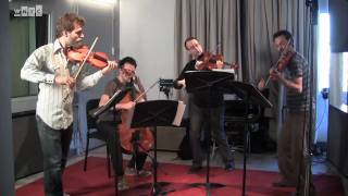 Brooklyn Rider Plays Debussys String Quartet Live on Soundcheck [upl. by Adnarym332]