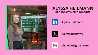 Alyssa Heilmann 2024 Weather Reel [upl. by Chlores573]