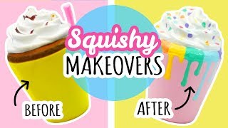 5 Squishy Makeovers  ReDecorating Cheap Squishies [upl. by Etnwahs]