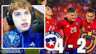 DAVOO XENEIZE REACCIONA Y OPINA DE CHILE 4 VENEZUELA 2  CHILE VA A IR AL MUNDIAL  PERDON GARECA [upl. by Needan244]